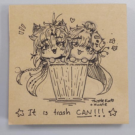 Post-it note doodles